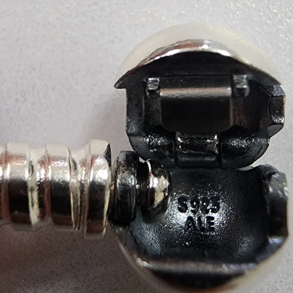 Pandora Blue Cord Snake Chain BraceletSterling silver - Picture 4 of 4